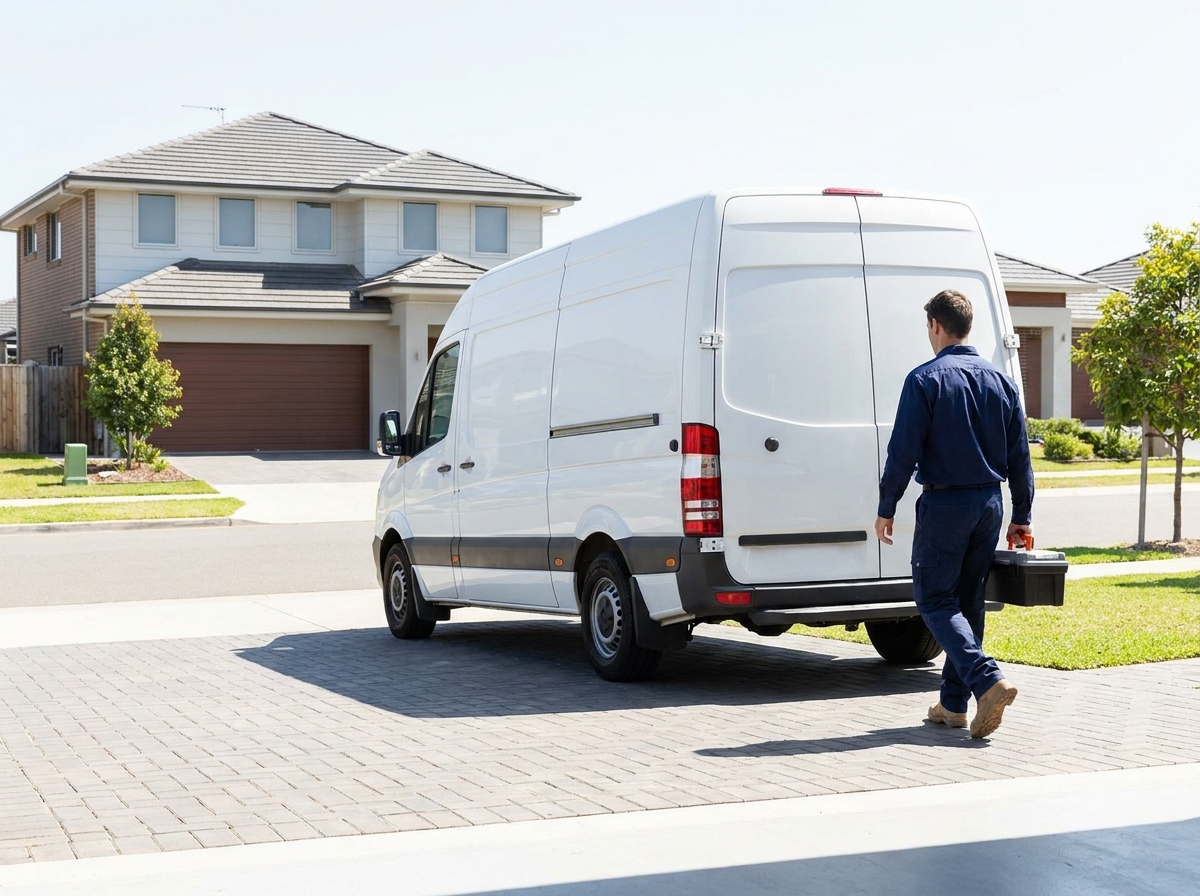 Fuqua's Plumbing service van